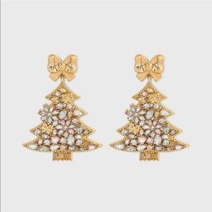 Sugarfix by Baublebar Gold Christmas Earrings